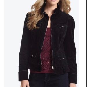White House Black Market Military Corduroy Jacket